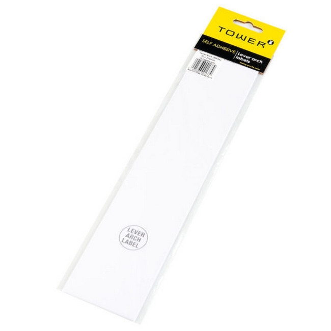 Picture of Lever Arch File Label - 70 x 315mm - White - 1 Pack - LAW12's