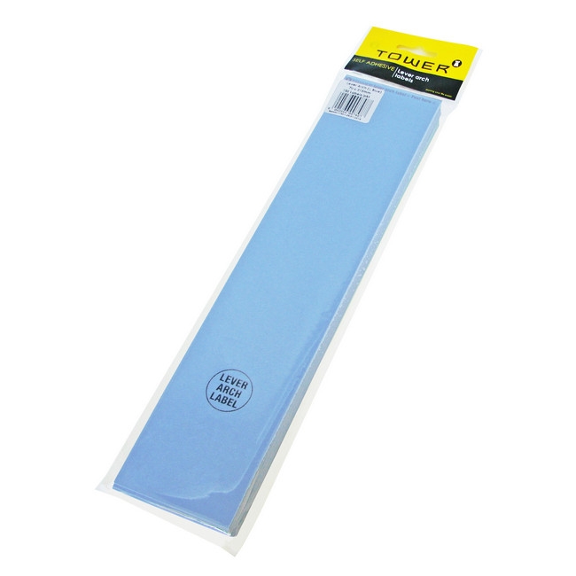 Picture of Lever Arch File Label - 70 x 315mm - Light Blue - 1 Pack - LALB12's