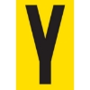 Picture of Adhesive Signs - Letter Y - Black-Yellow - 55 x 90mm - SIGNA55-Y