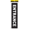 Picture of Information Sign - Entrance - White-Black - 185 x 50mm - SIGNAENT(R)