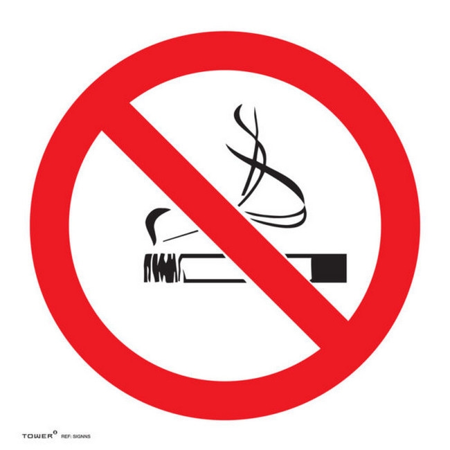 Picture of ABS Signage - No Smoking - 150 x 150mm - SIGNNS