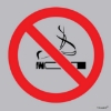 Picture of Aluminium Sign - No Smoking - 150 x 150mm - SIGNALNS