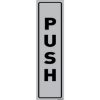 Picture of Aluminium Sign - Push Vertical - 180 x 50mm - SIGNALPUS(D)