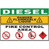Picture of Safety Information Sign - Diesel Warning - 600 x 400mm - SIGNI10