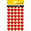 Picture of Stickers - Kids - Hearts - 19 mm Diameter - Red - 1 Pack - HEARTSR