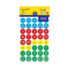 Picture of Stickers - Numbers - 19 mm Diameter - Coloured - 1 Pack - TTTR19