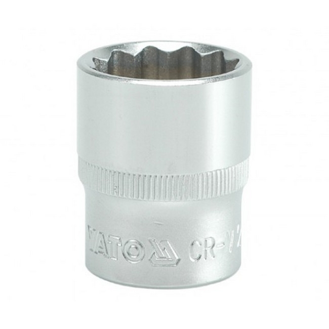 Picture of Bi-hex Socket - 12 Point - Chrome Vanadium - 1/2" Connector - Standard Length - 23mm - YT-1285