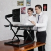 Picture of Ergonomic - M2B 35” Sit-Stand-On Desk - Standing Desk Converter with Tablet Groove - Flexispot  [FM2BTG]