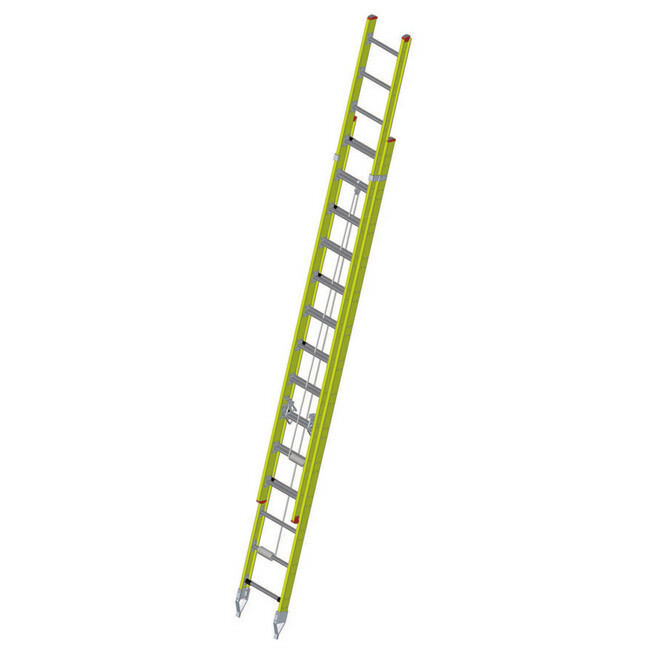 FG Fibreglass Extension Ladder 20 Rungs 3 Rung Overlap CLDFG 117