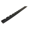 Picture of Edging for Kwiklok Interlocking PVC Floor Tiles - Recycled - 46.5 x 3 x 0.6 cm - Black - RUBKLR6