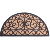 Supplywise rubber and coir, similar to spider half moon, rubber mat, coir mat, mat, doormat.