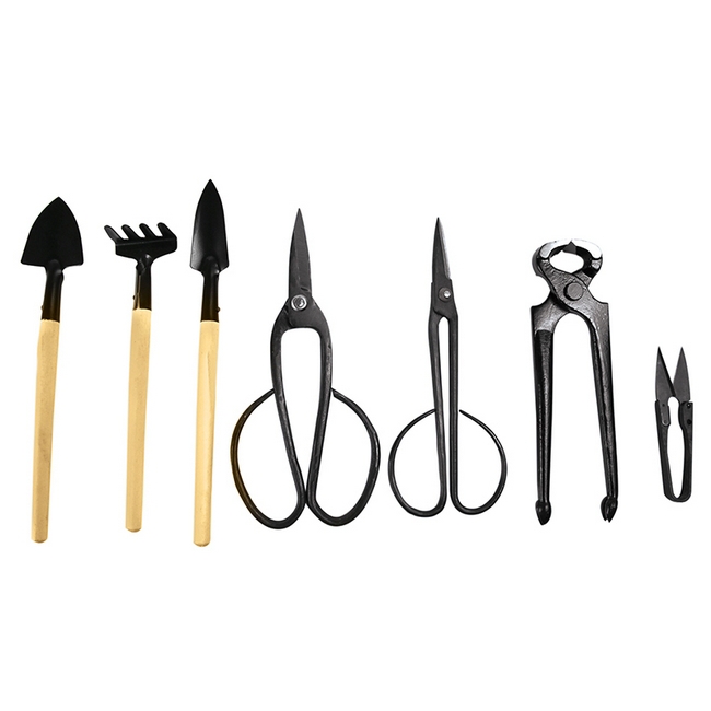 Picture of Bonsai Tool Set in Pouch - 7 Piece Set - TOOK2061