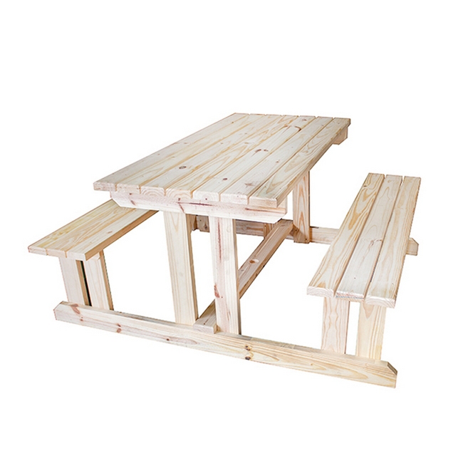 Picture of Family Picnic Table - Solid Pine - TOOG934