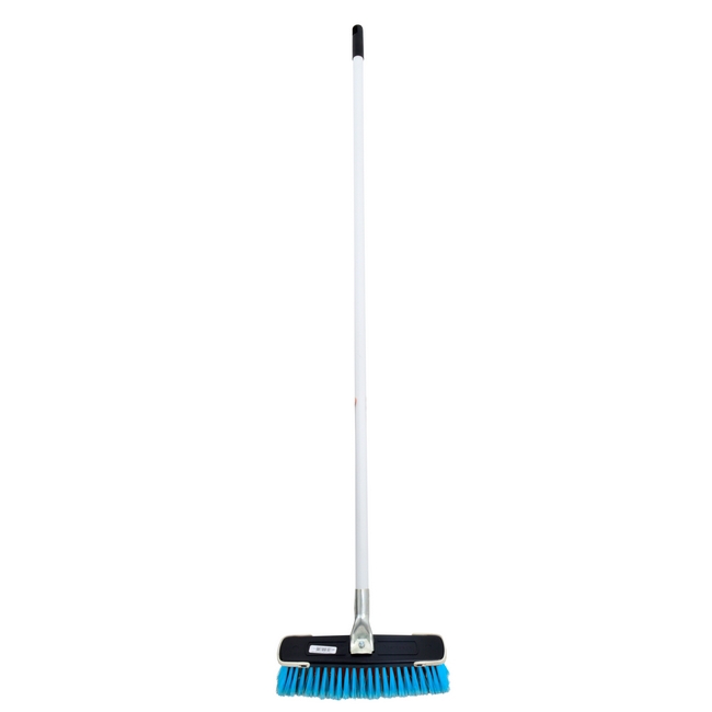 Picture of Floor Broom - Complete - Soft Funky - Flagged PVC Fibre - Metal Handle - Pony Grip - Pack of 5 - F3851