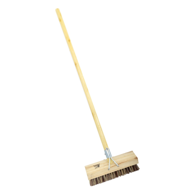 Picture of Deck Scrub - Complete - Union Fibre Substitute - Wooden Handle - 55 Grip - 30.5cm - Pack of 5 - F4059