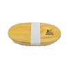 Picture of Floor Polishing Brush - Black Fibre - Coloured Border - Varnished Back with Elastic Strap - 23cm - Pack of 5 - F4401