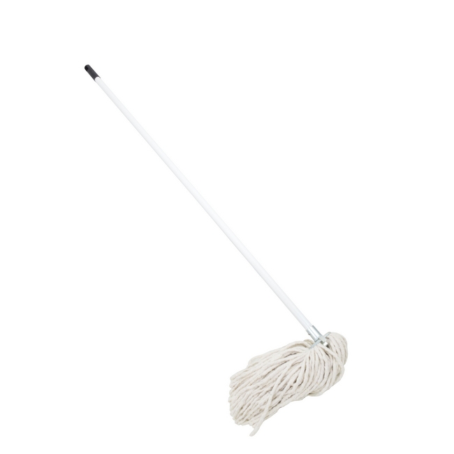 Picture of Mop - Complete - Long-hair Head with Metal Socket - Metal Handle - 335g - Pack of 5 - F7590
