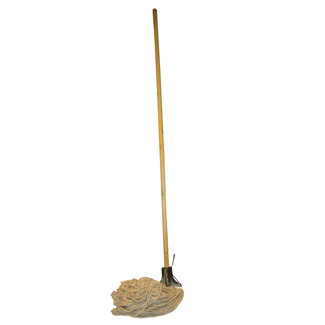 Picture of Wringer Mop - Complete - Head with Metal Socket - Wooden Handle - 400g - Pack of 5 - F17457