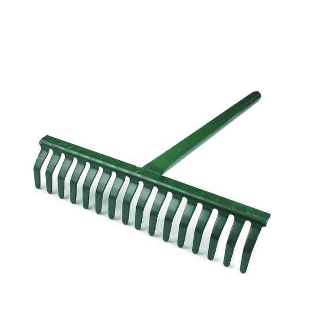 Picture of Garden Rake - Complete - Flat Steel Head - Metal Handle - Pack of 5 - F8795