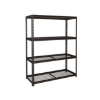 Picture of Steel Shelving - 4 Tier - Heavy Duty - Boltless - Metal Frame and Shelves - Charcoal - ADIY3905