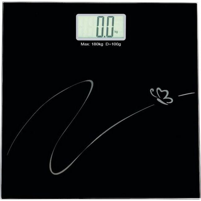 Picture of Bathroom Scale - Digital - Square - Black - ABS5131