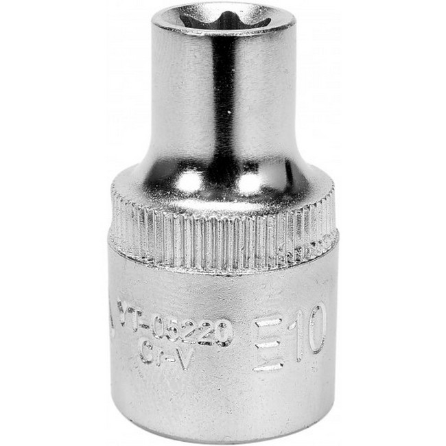 Picture of Torx Socket - Female - Chrome Vanadium - 1/2" Connector - E10 - YT-05220