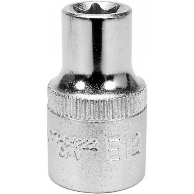 Picture of Torx Socket - Female - Chrome Vanadium - 1/2" Connector - E12 - YT-05222