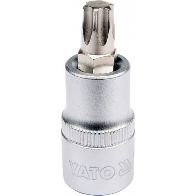 Picture of Torx Bit Socket - Male - Chrome Vanadium -  1/2" Connector - Standard Length - T50 x 50mm - YT-04316