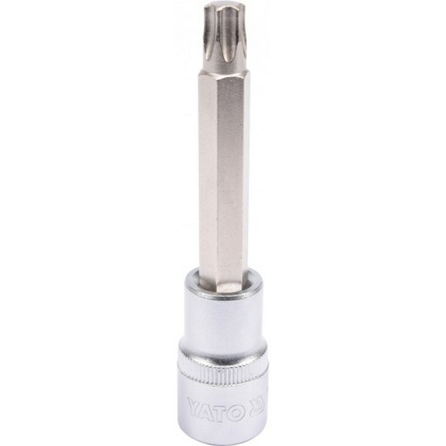 Picture of Torx Bit Socket - Male - Chrome Vanadium -  1/2" Connector - Long - T50 x 100mm - YT-04326