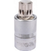 Picture of Spline Bit Socket - Chrome Vanadium -  1/2" Connector - Standard Length - M16 x 50mm - YT-04346
