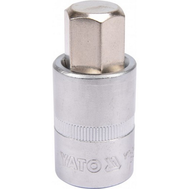 Picture of Hex Bit Socket - Chrome Vanadium -  1/2" Connector - Standard Length - HEX 17 x 50mm - YT-04388