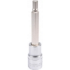 Picture of Hex Bit Socket - Chrome Vanadium -  1/2" Connector - Long - HEX 7 x 100mm - YT-04393