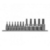 Picture of Torx Bit Socket Set - Male - AISI A2 Steel Bits - 1/4" and 3/8" Connector - 12 Piece - YT-04331