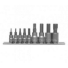 Picture of Hex Bit Socket Set - AISI A2 Steel Bits - 1/4" and 3/8" Connector - 9 Piece - YT-04401