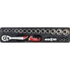 Picture of Tool Set - Sockets, Spanners, Drivers and Pliers - Metal Cantilever Box - Chrome Vanadium - 64 Piece - YT-38950