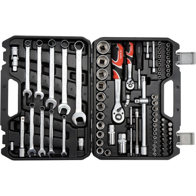 Picture of Tool Set - Sockets and Spanners - Chrome Vanadium - 82 Piece - YT-12691