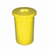 Picture of Recycle Bin with Lid - Round - Plastic - 50L - 32 (⌀) x 45 cm - LB067