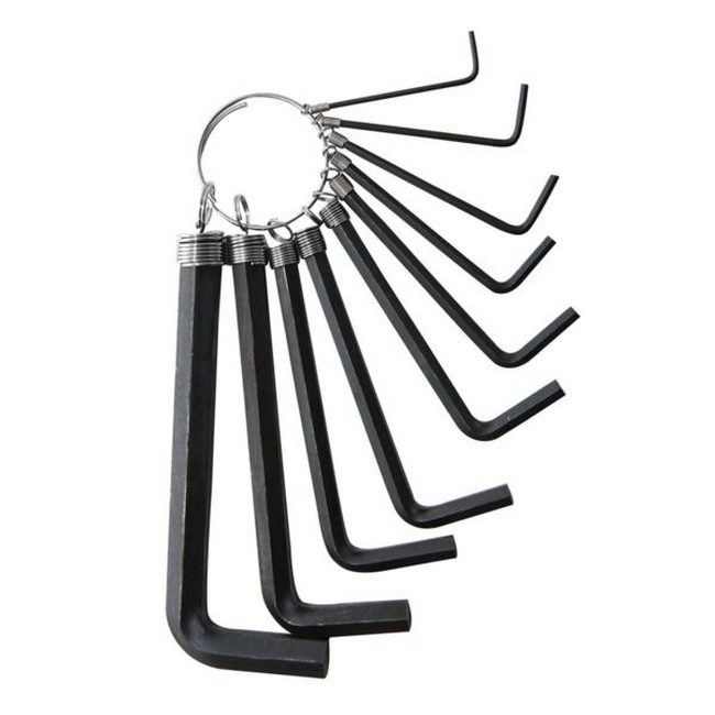 Picture of Hex Key Set - Metric - 10 Piece - TOOK1016