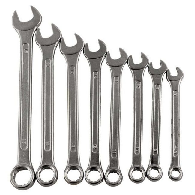Picture of Spanner Set - Combination -  8 Piece - TOOS1852