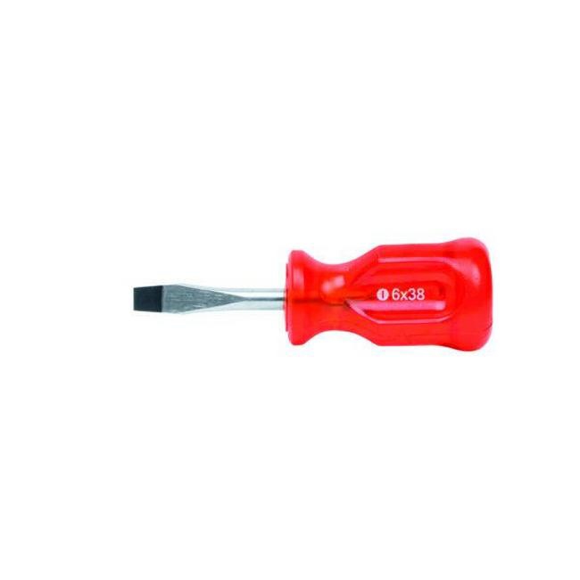 Picture of Stubby Flat Screwdriver - 6mm x 38mm - TOOS1020C