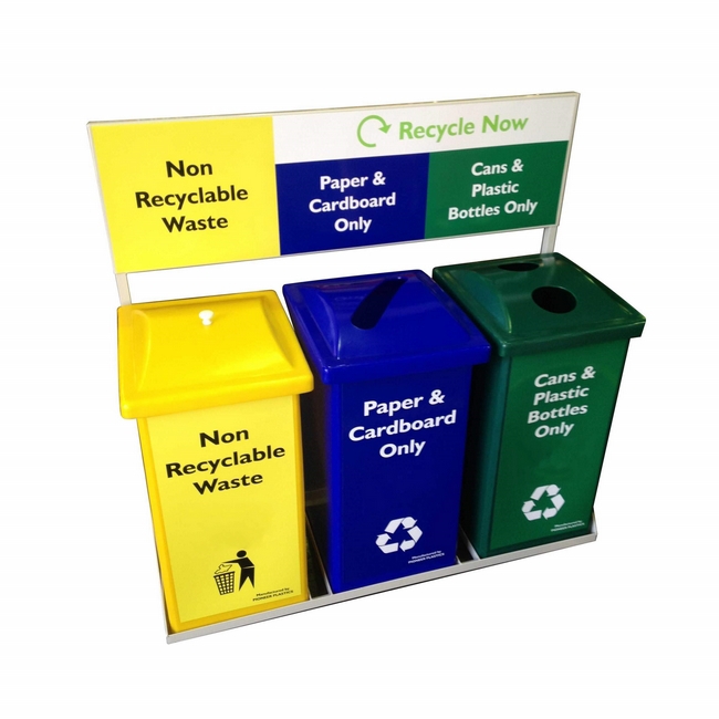 SW recycle bin station, similar to recycling bins near me, recycle bin from pioneer plastics.