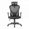 Picture of Office Chair - High Back - Harrison - 121 x 58 x 66 cm - Mesh - Black - QY-8140-5HB-Black