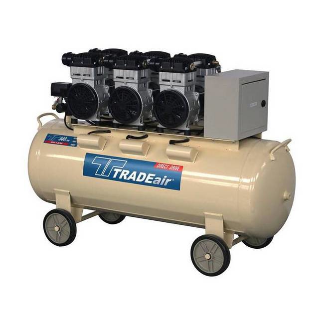 Picture of Compressor - Silent - Oil Free - 150L - 3.3kW - 4.4HP - MCFRC247
