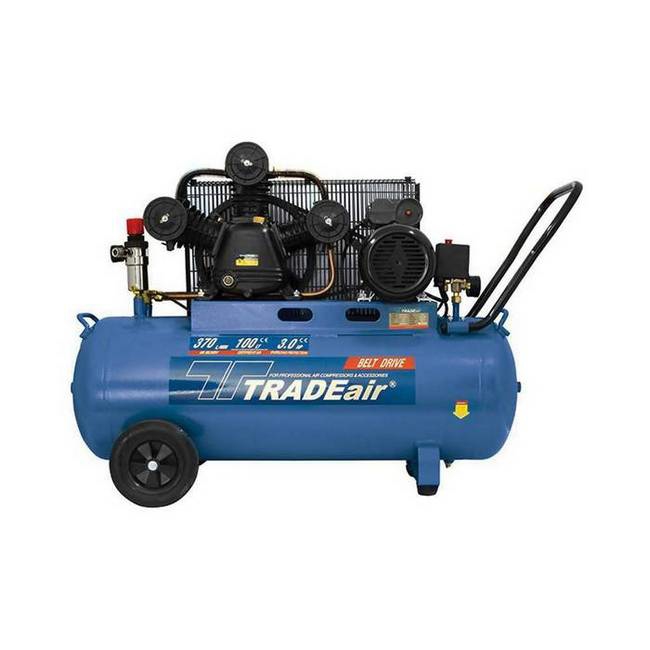 Picture of Compressor - Lubricated - Cast Iron - V Head - 100L - 2.2kW - 3HP - MCFRC227