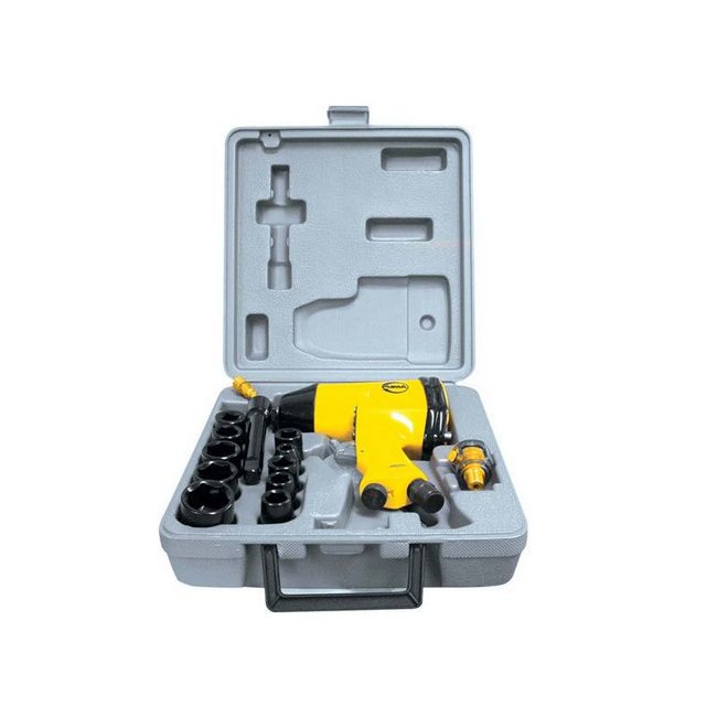 Picture of Impact Wrench Kit - Drive - Professional - 12.5mm - Pneumatic - 17 Piece - PUAT5004