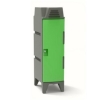 Picture of Plastic Clothes Locker - Solid Door - Stackable with Feet - 47.5 x 30 x 112 cm - PA286A