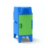 Picture of Plastic Shoe Locker - Solid Door - Stackable with Feet - 47.5 x 30 x 72 cm - PA288A