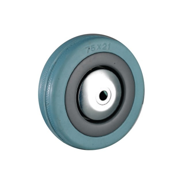 Picture of Castor Wheels - Blue Rubber - Loose Wheel - 65mm - TOOC432