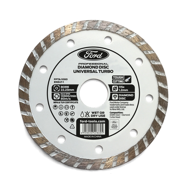 Picture of Cutting Disc - Turbo Disc - Universal - 115 mm x 1.2 mm - FPTA-1080