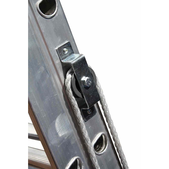 The pulley system is another very important part of an extension ladder, ladder, aluminium ladder, s.